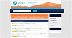 Desktop Screenshot of bibliotecadigital.uda.edu.ar
